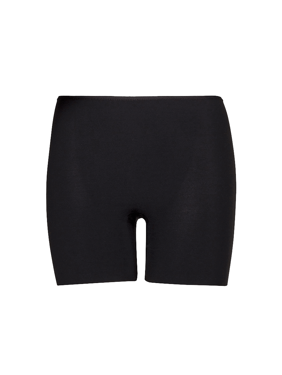 Bermuda Média Em Microfibra Preto