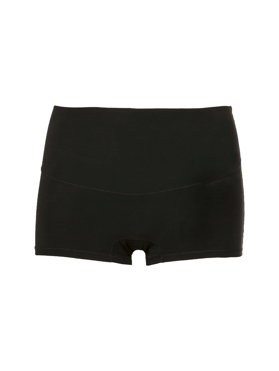 Bermuda Curta Em Microfibra Preto