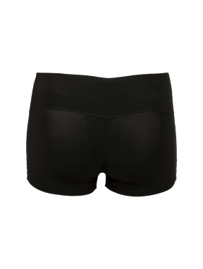 Bermuda Curta Em Microfibra Preto