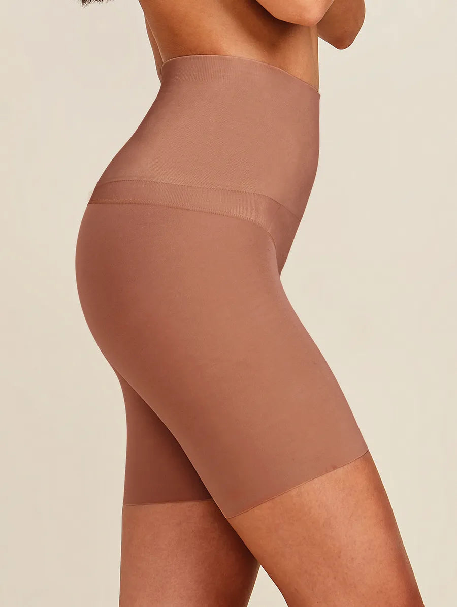 Bermuda Modeladora Fit Shape Caramelo Saloon