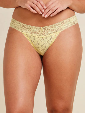 Calcinha Biquíni Em Renda Amarelo Aurum