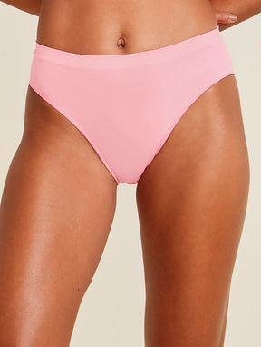 Calcinha Laterais Largas Em Microfibra Light Rosa Algodao